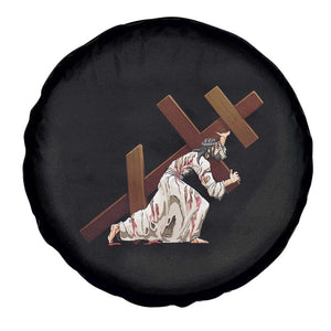 Orthodox Easter Jesius Is Carrying The Orthodox Cross Spare Tire Cover TS11 Print Your Wear