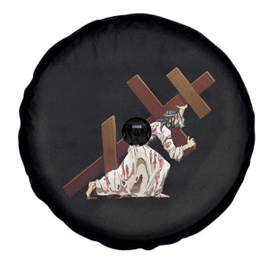 Orthodox Easter Jesius Is Carrying The Orthodox Cross Spare Tire Cover TS11 Print Your Wear