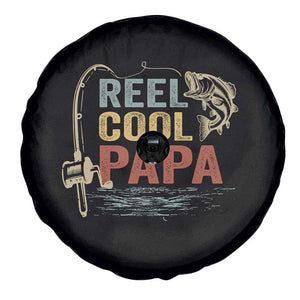 Funny Reel Cool Papa Spare Tire Cover Fishing Dad Fisherman Father's Day TS11 Print Your Wear