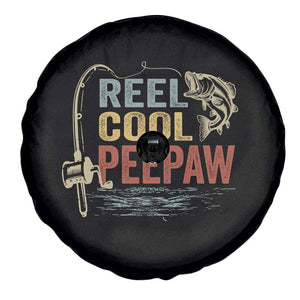 Funny Reel Cool Peepaw Spare Tire Cover Fishing Grandpa Fisherman Father's Day TS11 Print Your Wear