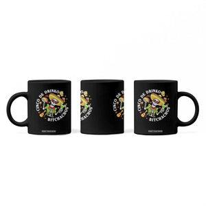 Cinco De Drinko Bitchachos Coffee Mug Funny Cinco De Mayo Drinking Mexican Fiesta TS11 Print Your Wear