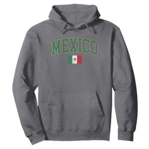 Mexico Flag Vintage Mexican Pride Heritage Hoodie TS11 Charcoal Print Your Wear