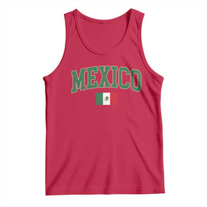 Mexico Flag Vintage Mexican Pride Heritage Tank Top TS11 Red Print Your Wear