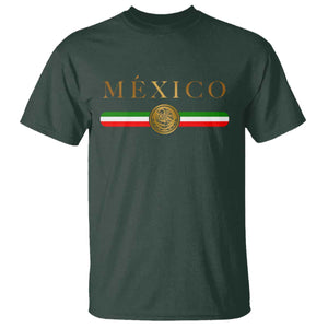 Mexican Heritage Pride T Shirt Mexico Vintage Flag Coat of Arms Graphic TS11 Dark Forest Green Print Your Wear