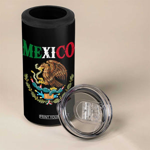 Mexican Coat Of Arms Mexico Vintage Flag 4 in 1 Can Cooler Tumbler TS11 Print Your Wear