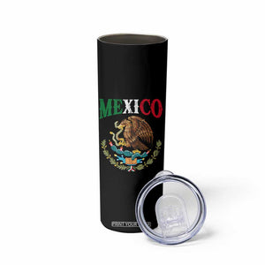 Mexican Coat Of Arms Mexico Vintage Flag Skinny Tumbler TS11 Print Your Wear
