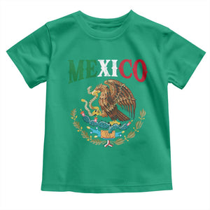 Mexican Coat Of Arms Mexico Vintage Flag Toddler T Shirt TS11 Irish Green Print Your Wear