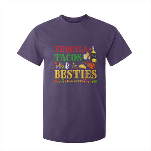 Tequila Tacos And Besties T Shirt For Kid Funny Mexican Fiesta Cinco De Mayo TS11 Purple Print Your Wear