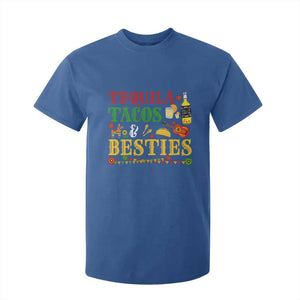 Tequila Tacos And Besties T Shirt For Kid Funny Mexican Fiesta Cinco De Mayo TS11 Royal Blue Print Your Wear