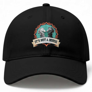Funny Chess Lover Baseball Cap It's Not A Horse Knight Horse
