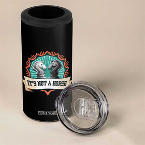 Funny Chess Lover 4 in 1 Can Cooler Tumbler It's Not A Horse Knight Horse