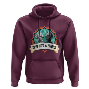 Funny Chess Lover Hoodie It's Not A Horse Knight Horse TS11 Maroon Print Your Wear