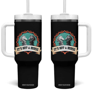 Funny Chess Lover Tumbler With Handle It's Not A Horse Knight Horse
