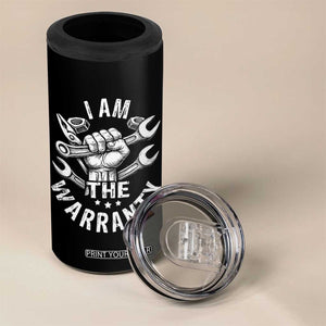 Funny I Am The Warranty Mechanic 4 in 1 Can Cooler Tumbler Race Car Parts TS11 Print Your Wear