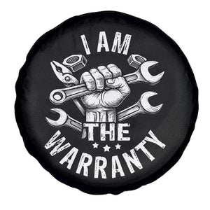 Funny I Am The Warranty Mechanic Spare Tire Cover Race Car Parts TS11 Print Your Wear