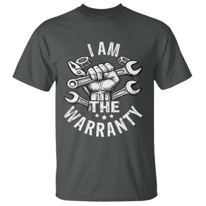 Funny I Am The Warranty Mechanic T Shirt Race Car Parts TS11 Dark Heather Print Your Wear