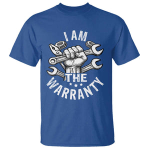 Funny I Am The Warranty Mechanic T Shirt Race Car Parts TS11 Royal Blue Print Your Wear