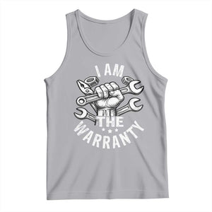 Funny I Am The Warranty Mechanic Tank Top Race Car Parts TS11 Athletic Heather Print Your Wear
