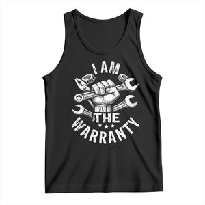 Funny I Am The Warranty Mechanic Tank Top Race Car Parts TS11 Black Print Your Wear