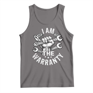 Funny I Am The Warranty Mechanic Tank Top Race Car Parts TS11 Deep Heather Print Your Wear