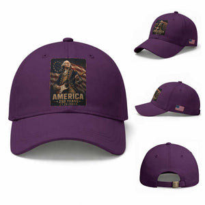 George Washington Playing Guitar USA 250th Anniversary Vintage 4th of July Baseball Cap