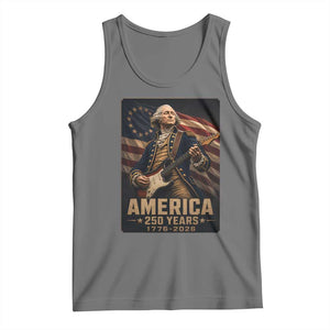 George Washington Playing Guitar USA 250th Anniversary Vintage 4th of July Tank Top
