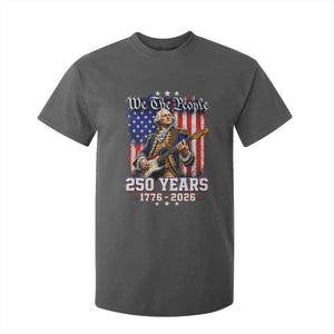 George Washington Playing Guitar 250th Anniversary USA T Shirt For Kid We The People 250 Years 1776 2026