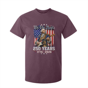 George Washington Playing Guitar 250th Anniversary USA T Shirt For Kid We The People 250 Years 1776 2026