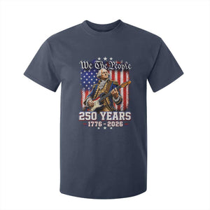 George Washington Playing Guitar 250th Anniversary USA T Shirt For Kid We The People 250 Years 1776 2026