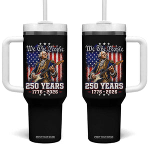 George Washington Playing Guitar 250th Anniversary USA Tumbler With Handle We The People 250 Years 1776 2026