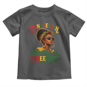 Juneteenth Rooted In Freedom Since 1865 Toddler T Shirt Black Women African American TS11 Dark Heather Print Your Wear