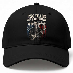 George Washington Playing Guitar 250 Years of Freedom Baseball Cap