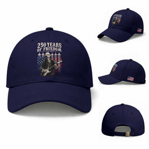 George Washington Playing Guitar 250 Years of Freedom Baseball Cap