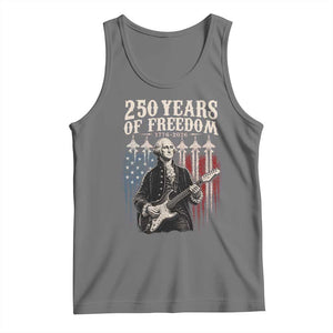 George Washington Playing Guitar 250 Years of Freedom Tank Top
