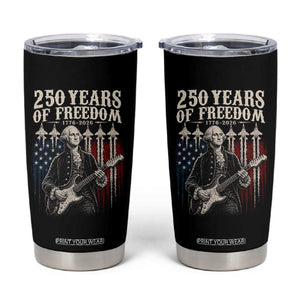 George Washington Playing Guitar 250 Years of Freedom Tumbler Cup