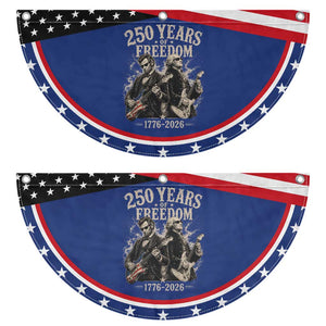 George Washington Lincoln Playing Guitar USA 250th Anniversary Patriotic Fan Flag 250 Years Of Freedom 1776 2026 TS11 2pcs pack Classic Navy Print Your Wear