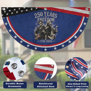 George Washington Lincoln Playing Guitar USA 250th Anniversary Patriotic Fan Flag 250 Years Of Freedom 1776 2026 TS11 Print Your Wear