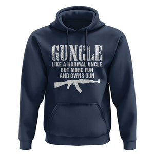 Funny Uncle Hoodie Guncle Like A Normal Uncle But More Fun TS11 Navy Print Your Wear