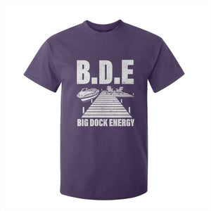 Funny BDE Big Dock Energy T Shirt For Kid Lake And Boating Lover TS11 Purple Print Your Wear