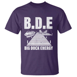 Funny BDE Big Dock Energy T Shirt Lake And Boating Lover TS11 Purple Print Your Wear