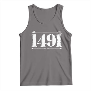 Proud Native American 1491 Indigenous People Day Tank Top TS11 Deep Heather Print Your Wear