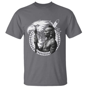Mohawk Warrior Tribe T Shirt Native American Haudenosaunee Pride Vintage Eagle TS11 Charcoal Print Your Wear