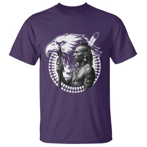 Mohawk Warrior Tribe T Shirt Native American Haudenosaunee Pride Vintage Eagle TS11 Purple Print Your Wear