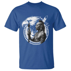 Mohawk Warrior Tribe T Shirt Native American Haudenosaunee Pride Vintage Eagle TS11 Royal Blue Print Your Wear