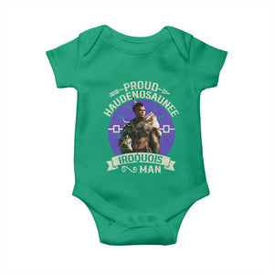 Proud Haudenosaunee Iroquois Man Baby Onesie Mohawk Tribe Native American TS11 Irish Green Print Your Wear