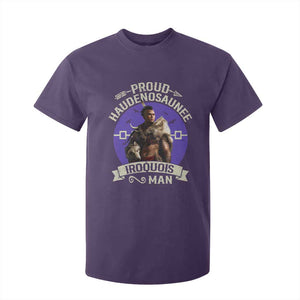 Proud Haudenosaunee Iroquois Man T Shirt For Kid Mohawk Tribe Native American TS11 Purple Print Your Wear