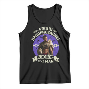 Proud Haudenosaunee Iroquois Man Tank Top Mohawk Tribe Native American TS11 Black Print Your Wear
