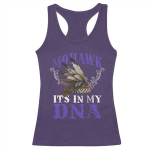Mohawk It's In My DNA Racerback Tank Top Native American Pride Mohawk Gustoweh TS11 Purple Print Your Wear