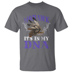 Mohawk It's In My DNA T Shirt Native American Pride Mohawk Gustoweh TS11 Charcoal Print Your Wear