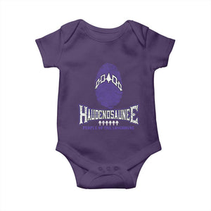 Proud Haudenosaunee Native American Baby Onesie Iroquois People Of The Longhouse TS11 Purple Print Your Wear